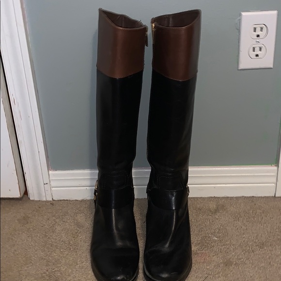 Michael Kors knees high leather boots - Picture 2 of 2
